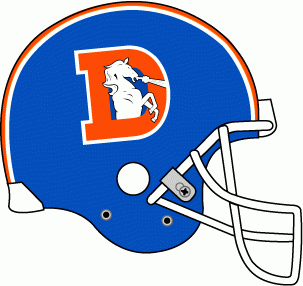 Denver Broncos 1975-1996 Helmet Logo iron on transfers for clothing
